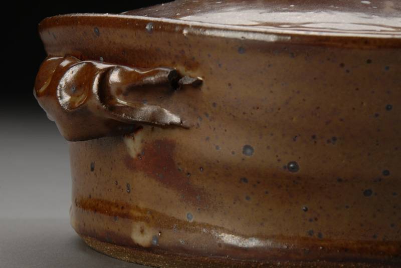 Reduction-Fired Stoneware (detail)