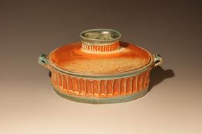 Soda-Fired Porcelain with Flashing Slip